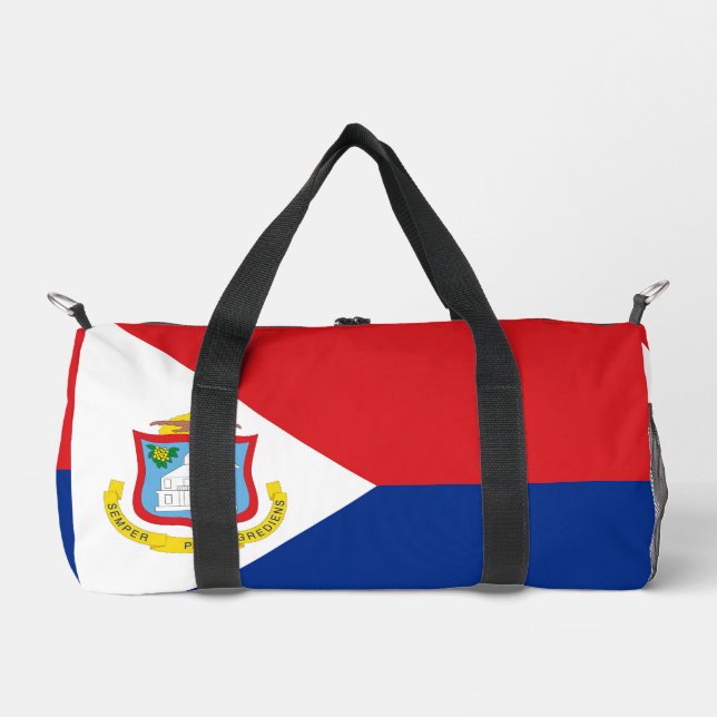 Sint Maarten flag Duffle Bag (Front)