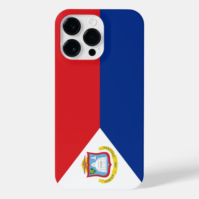 Sint Maarten flag iPhone Case (Back)