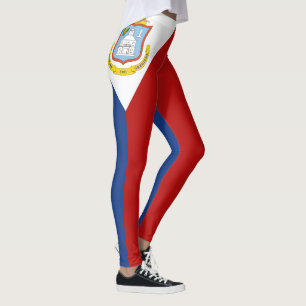 Sint Maarten Flag Leggings