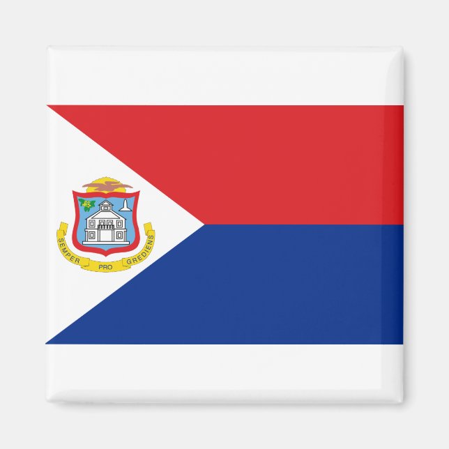 Sint Maarten flag Magnet (Front)