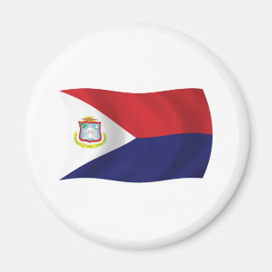 Sint Maarten Flag Magnet