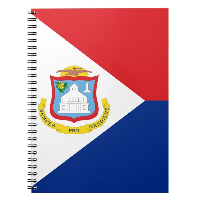 Sint Maarten flag Notebook (Front)