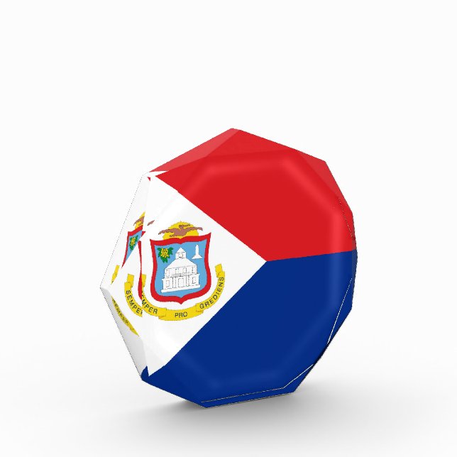 Sint Maarten flag Photo Block (Left)
