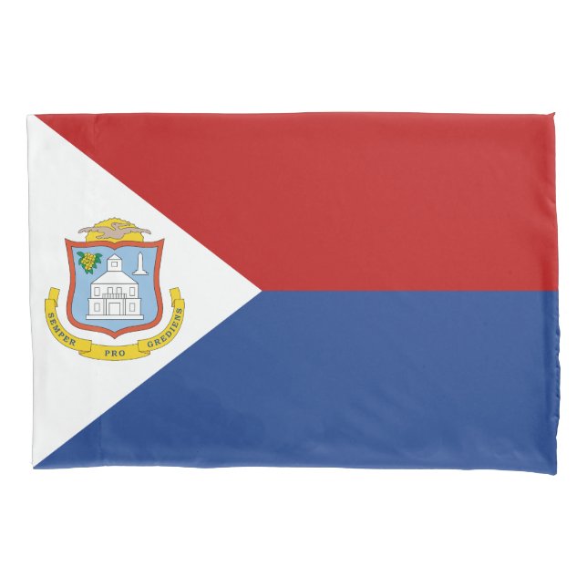 Sint Maarten Flag Pillowcase (Front)