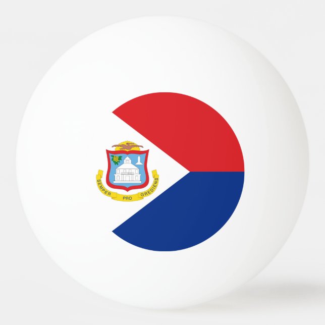 Sint Maarten flag Ping Pong Ball (Front)