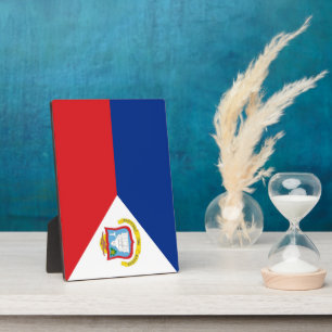 Sint Maarten flag Plaque