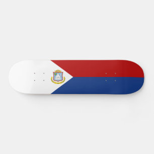 Sint Maarten Flag Skateboard