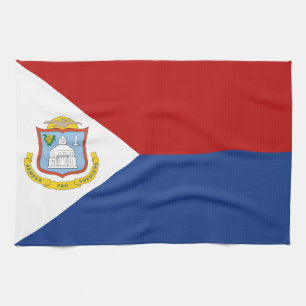Sint Maarten Flag Tea Towel