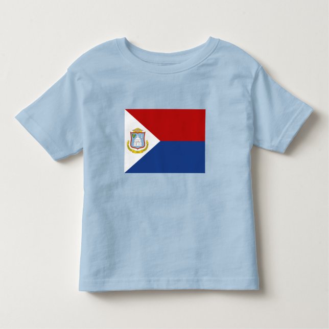 Sint Maarten Flag Toddler T-Shirt (Front)