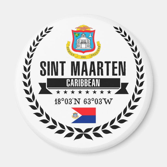 Sint Maarten Magnet (Front)