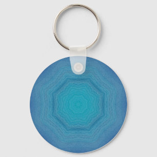 Sint Maarten Ocean Swirls Key Ring