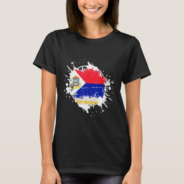 Sint Maarten Splash T-Shirt (Front)