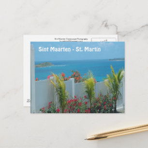 Sint Maarten - St. Martin Ocean Blue Seascape Post Postcard