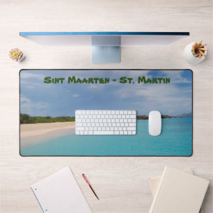 Sint Maarten - St. Martin Photo Collage  Desk Mat