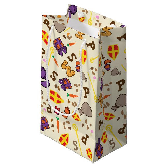 Sinterklaas Feest Small Gift Bag (Front Angled)