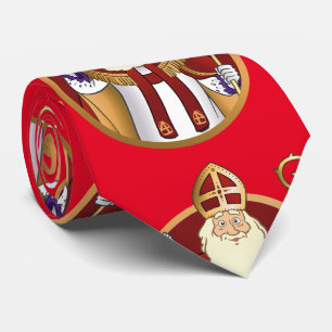 Sinterklaas holiday necktie - Christmas 2022 tie