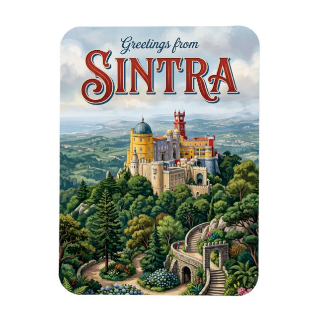 Sintra Portugal Magnet (Vertical)