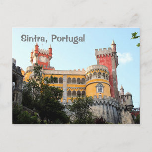 Sintra, Portugal: Pena Palace, near Lisbon Postcard