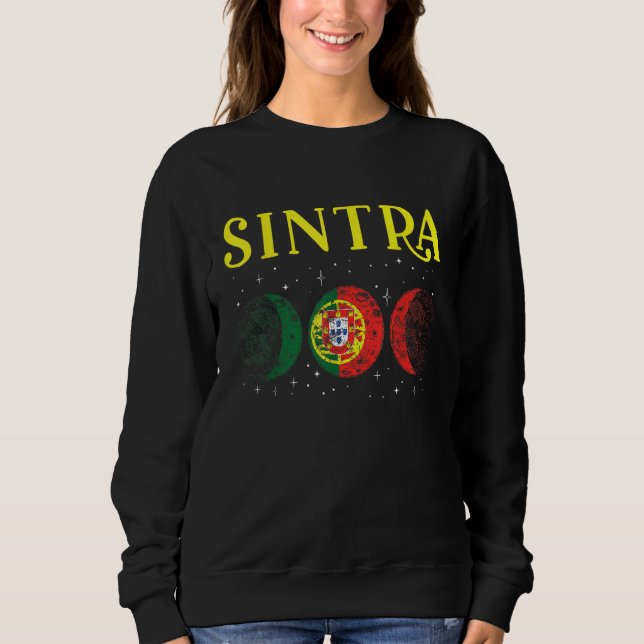 Sintra Portuguese City Retro Portugal Flag Sweatshirt (Front)