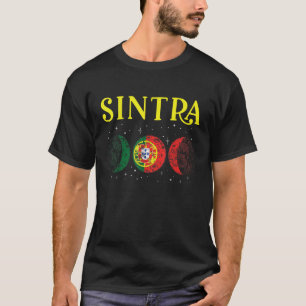 Sintra Portuguese City Retro Portugal Flag T-Shirt