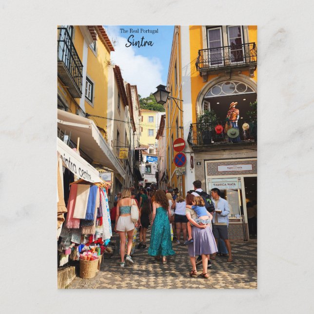 Sintra Streets- The Real Portugal Postcard (Front)