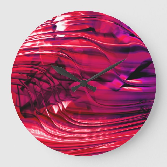 Sinuous 5 Wall Clock (Front)