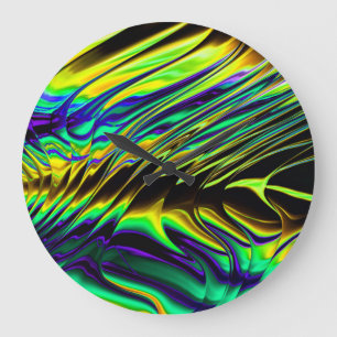 Sinuous 9 Wall Clock