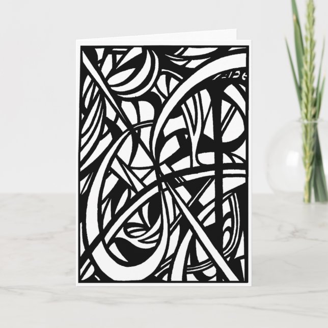 Sinuous Greeting Card (Front)