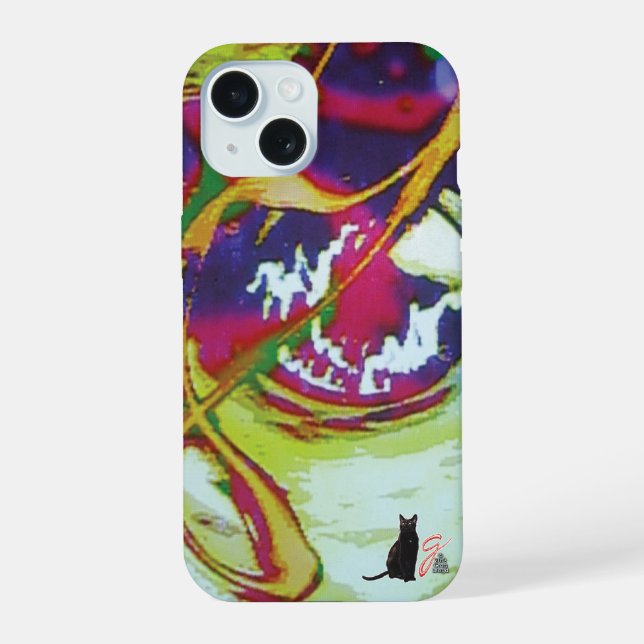 Sinuous KC Image iPhone 15 Case (Back)