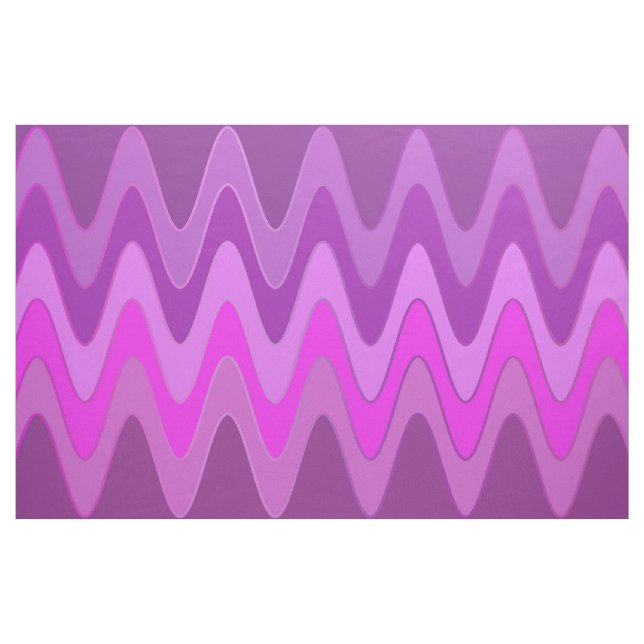 Sinus Waves pink + your ideas Fabric (Yard)