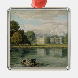Sion House, engraved by Robert Havell (1769-1832) Metal Tree Decoration