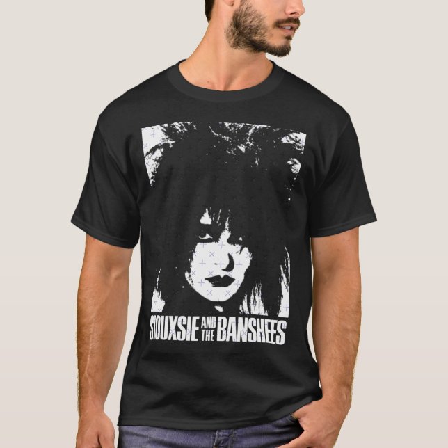 Siousie SATB 80s post punk goth friends funny T-Shirt (Front)