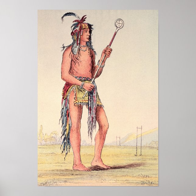 Sioux ball player Ah-No-Je-Nange Poster (Front)