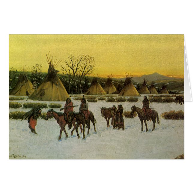 Sioux Camp at Wounded Knee by John Hauser (Front Horizontal)