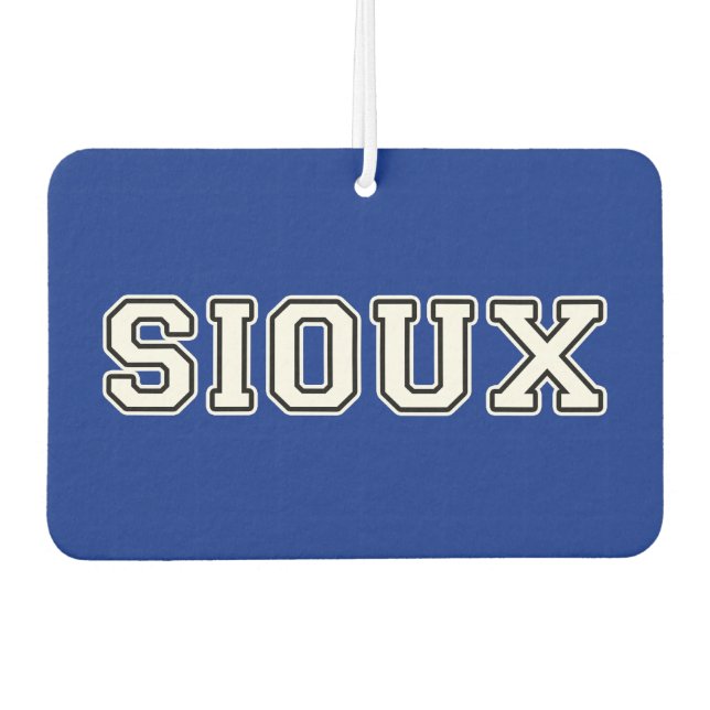 Sioux Car Air Freshener (Front)
