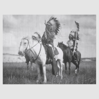 Sioux Chiefs, 1905 Tissue Paper