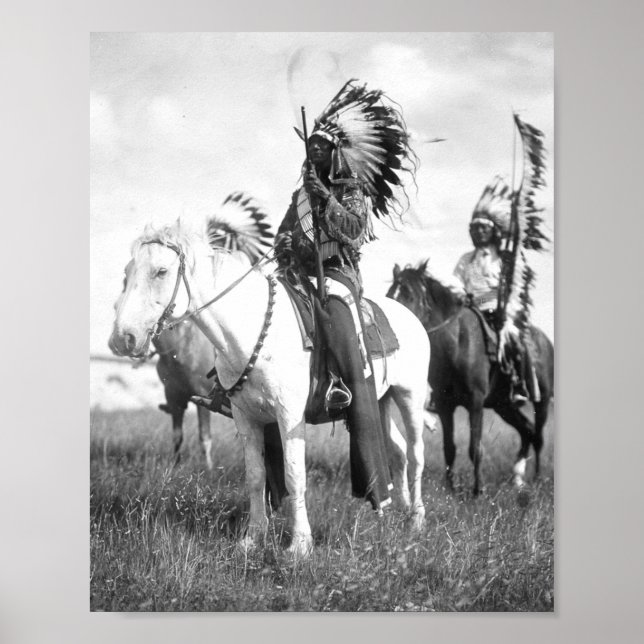 Sioux Chiefs Edward S Curtis 1905 Poster (Front)
