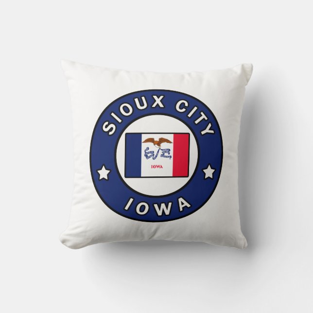 Sioux City Iowa Cushion (Front)