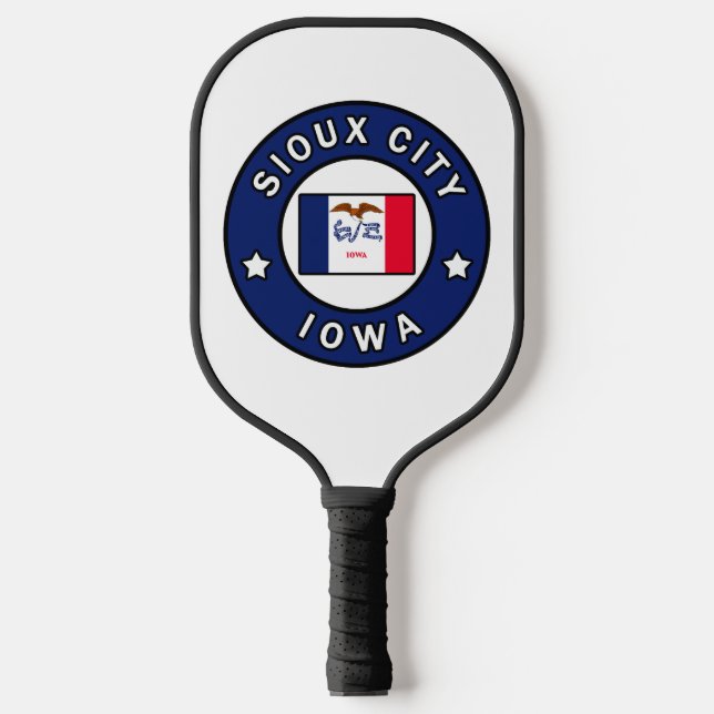 Sioux City Iowa Pickleball Paddle (Front)