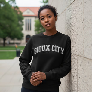 SIOUX CITY University-Style America College Sweatshirt