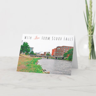 Sioux Falls Skyline Greeting Card