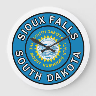 Sioux Falls South Dakota Large Clock