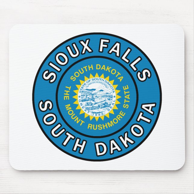 Sioux Falls South Dakota Mouse Pad (Front)