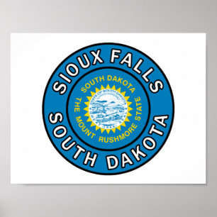 Sioux Falls South Dakota Poster