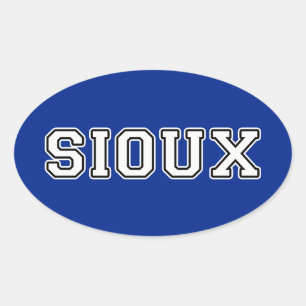 Sioux Oval Sticker