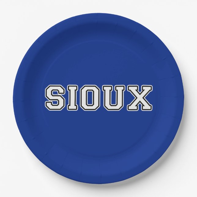 Sioux Paper Plate (Front)