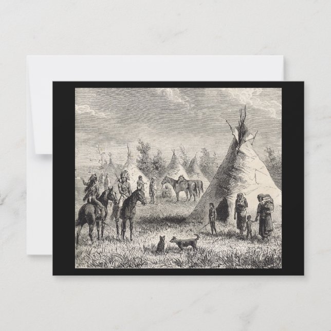 Sioux Village, circa 1876 (Front)