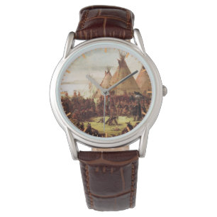 Sioux War Council George Catlin Circa 1850  Watch