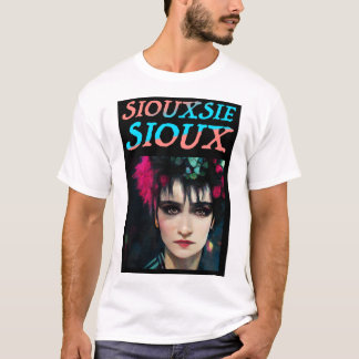 Siouxsie Sioux and the Banshees painted T-Shirt