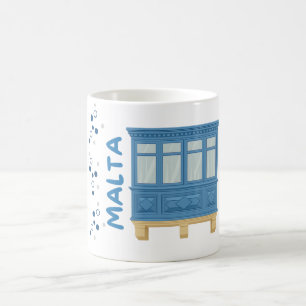 Sip a Little Piece of Malta Maltese Balcony Mug